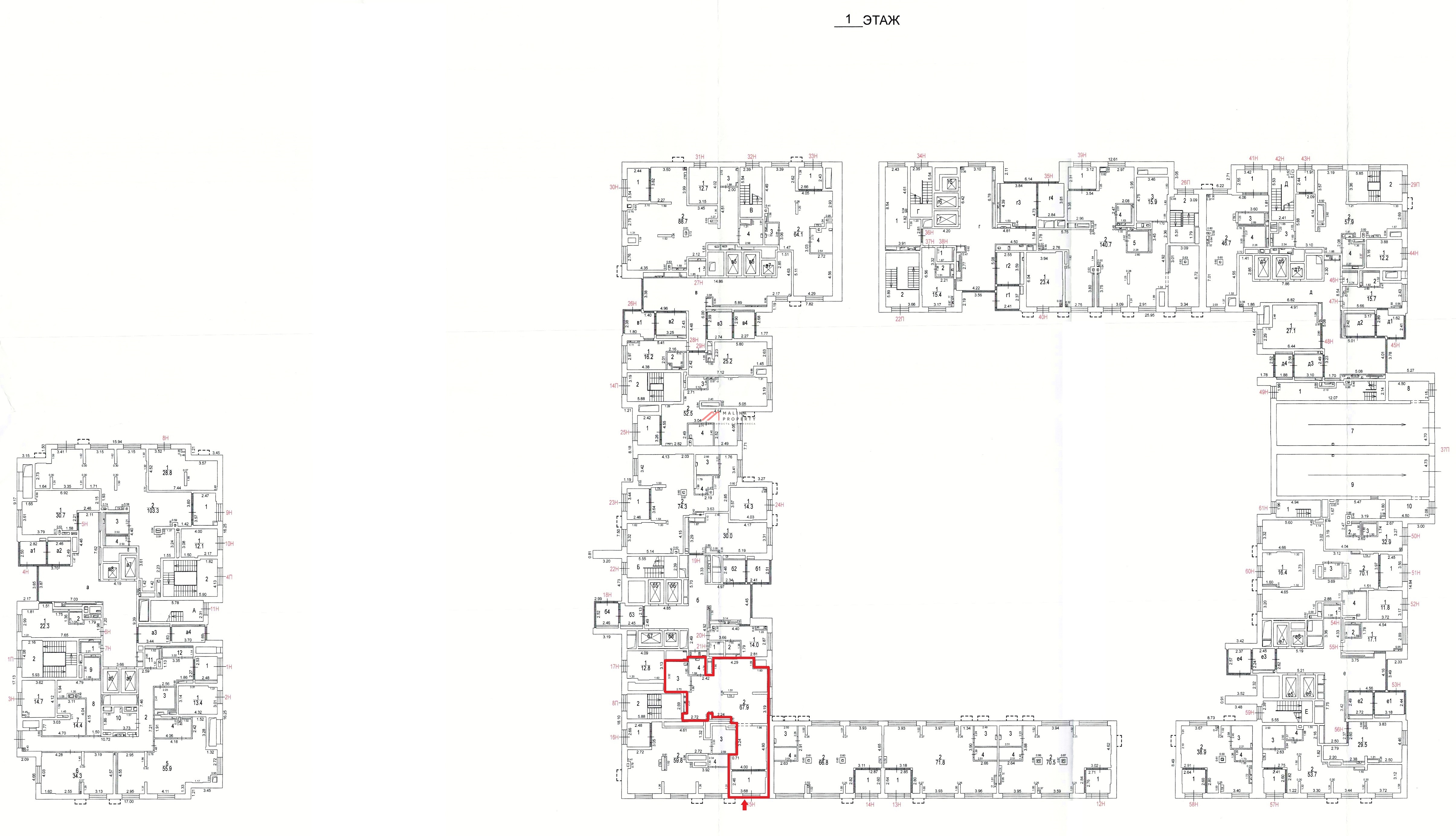 Продажа торгового помещения в новом доме