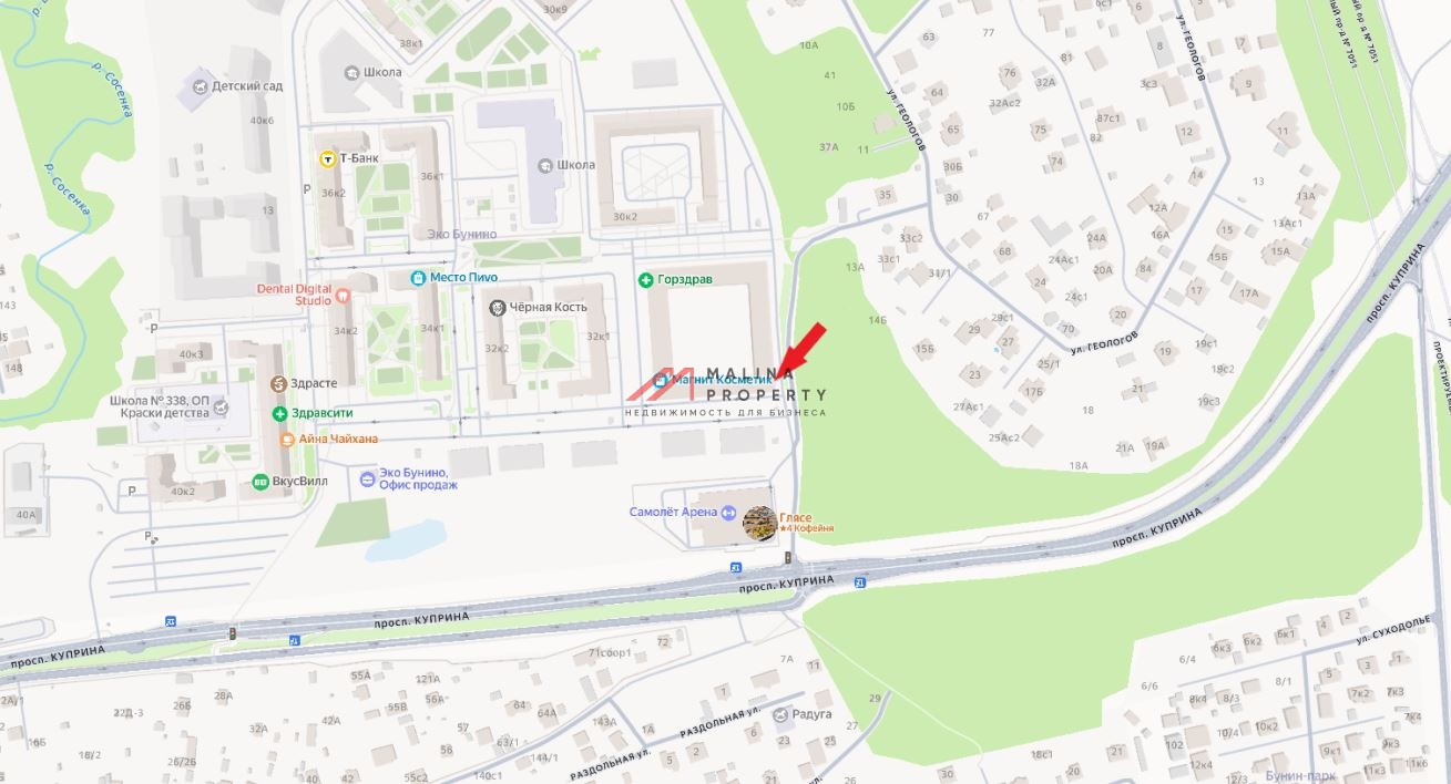 Продажа помещения в Эко Бунино