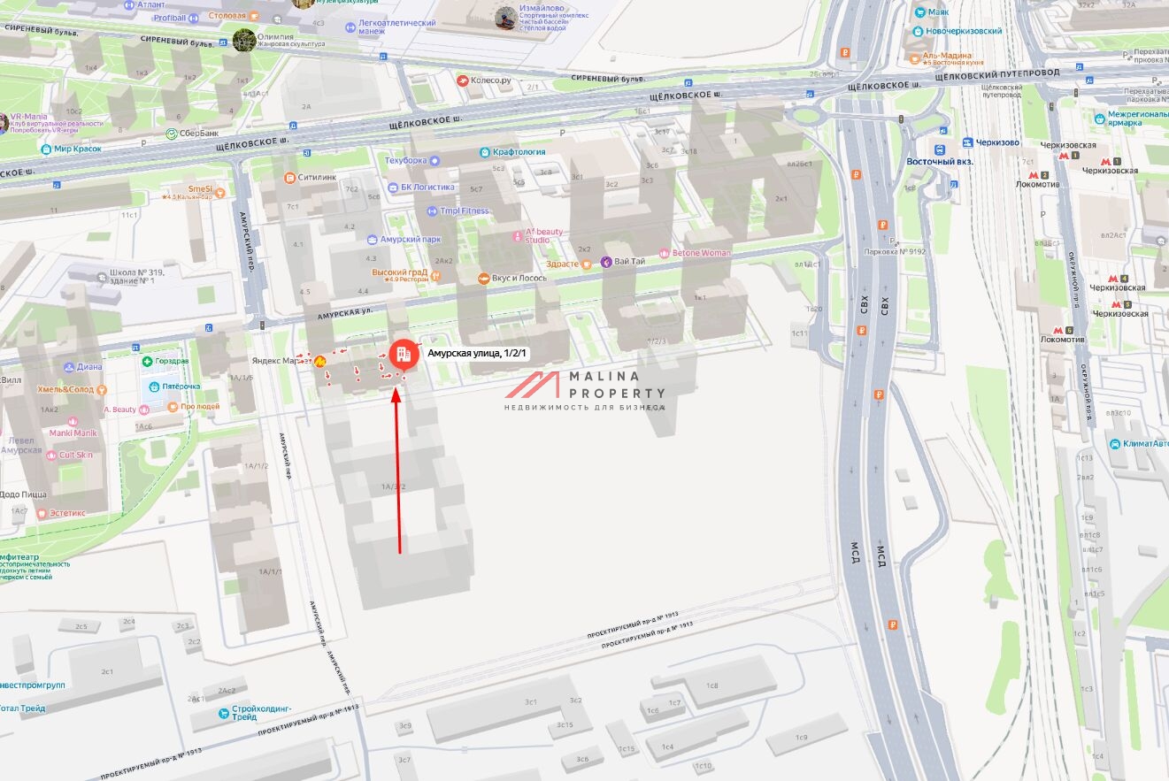 Продажа торгового помещения на Амурской
