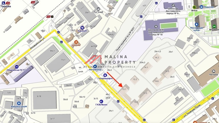 Аренда  помещения в ЖК "Люблинский парк"