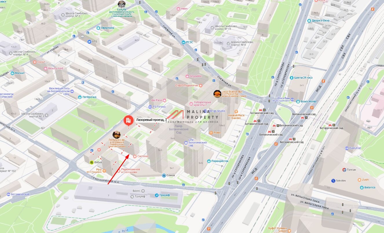 Продажа торгового помещения в ЖК "LIFE-Ботанический сад"