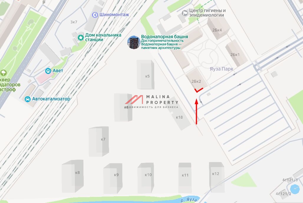 Продажа торгового помещения в ЖК "Яуза парк" 