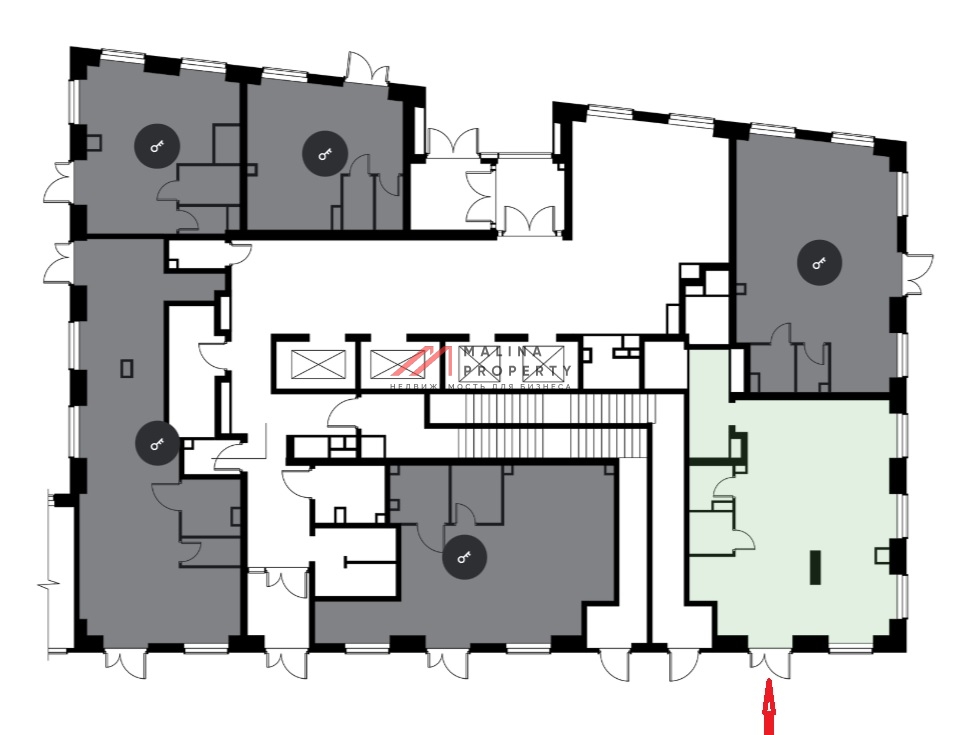 Продажа торгового помещения в ЖК "Павелецкая Сити"