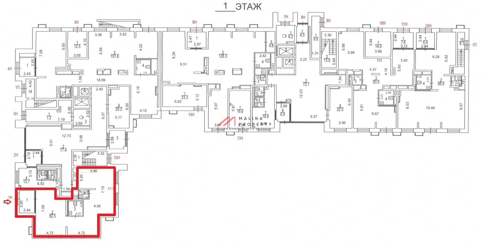Аренда торгового помещения на Ереванской