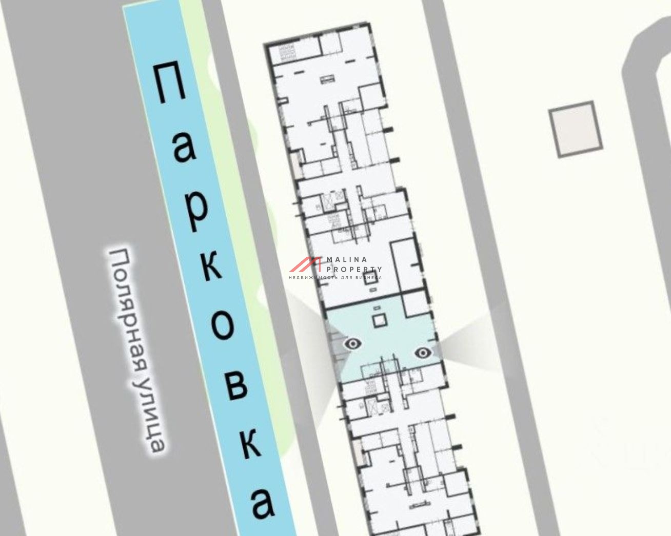 Продажа помещения с магазином Магнит в новом доме