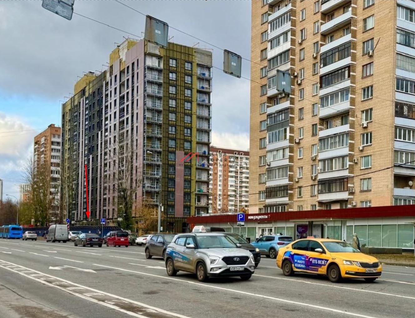 Продажа помещения с магазином Магнит в новом доме