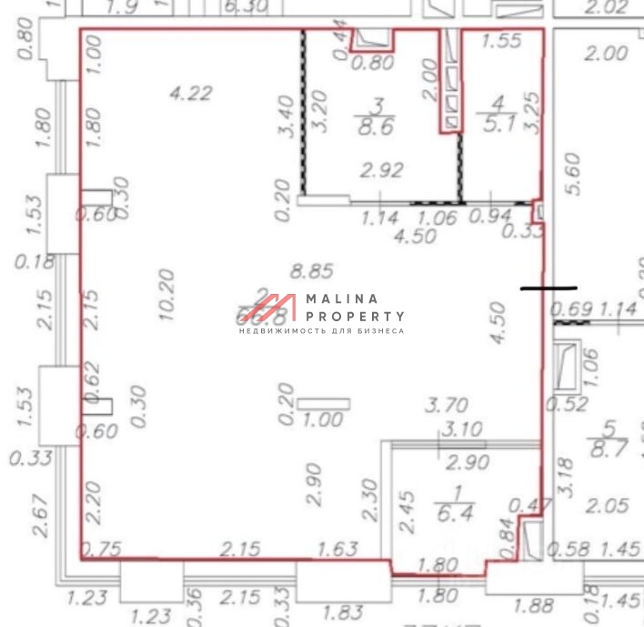 Аренда торгового помещения в ЖК Преображенская площадь