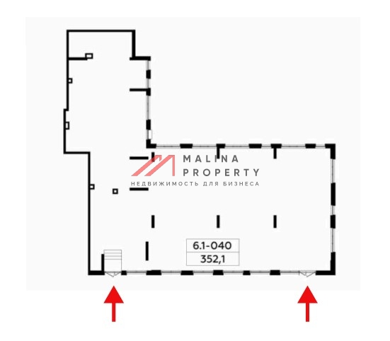 Продажа помещения с супермаркетом Дикси