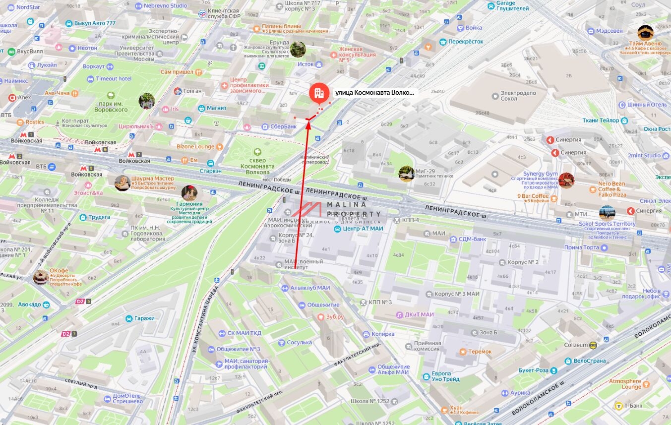 Продажа торгового помещения рядом с метро Войковская 