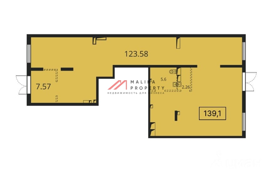 Продажа помещения в жилом комплексе Остафьево