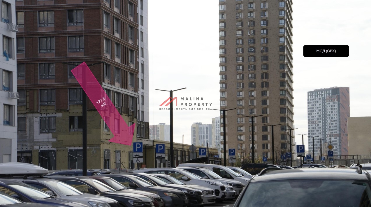 Аренда торгового помещения в ЖК "Сиреневый парк" 