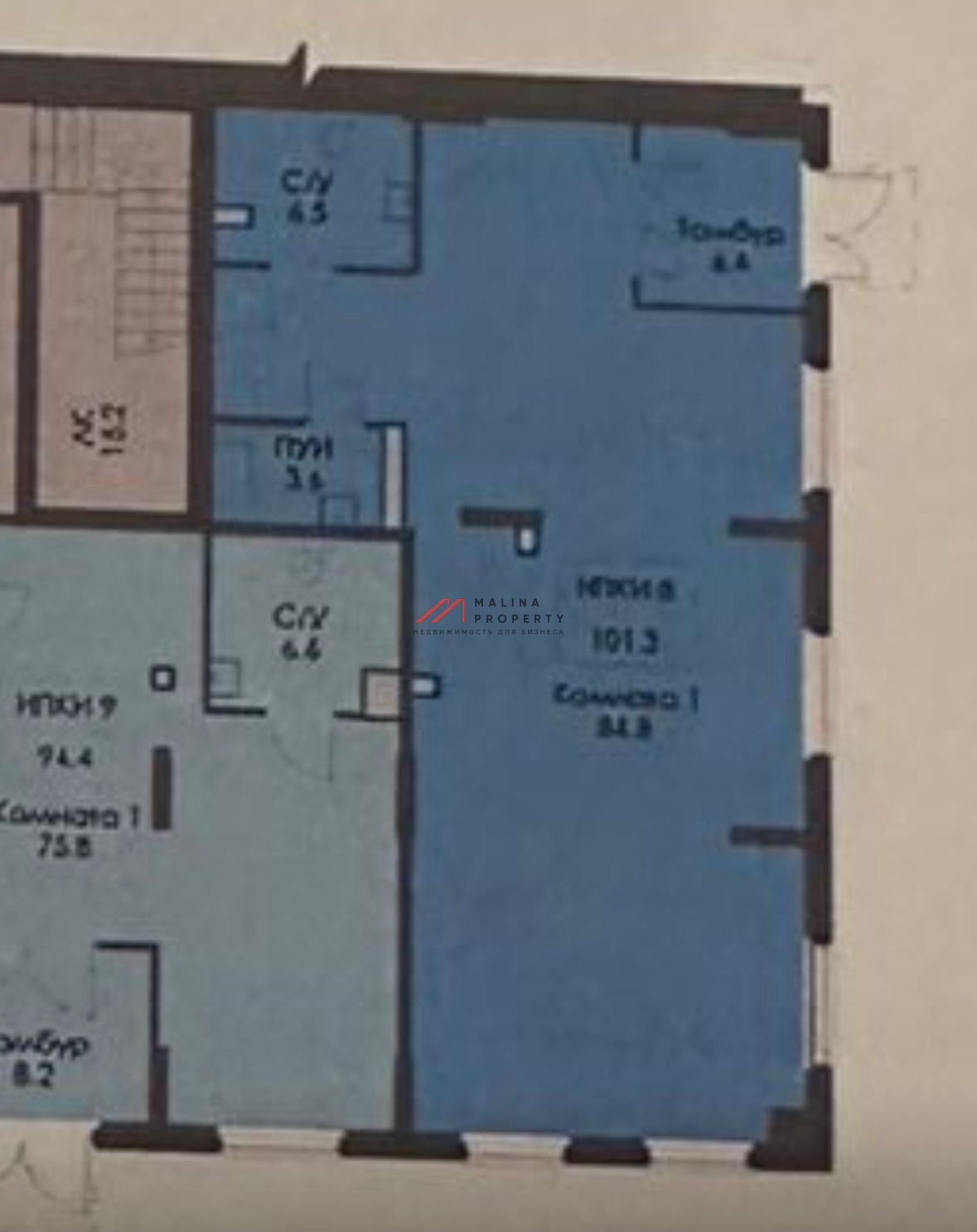 Продажа углового помещения в ЖК "Волжский парк"