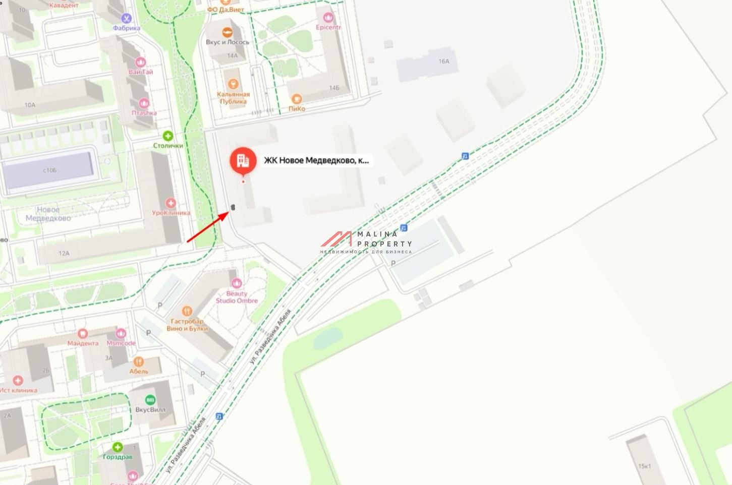 Аренда коммерческого помещения в новостройке