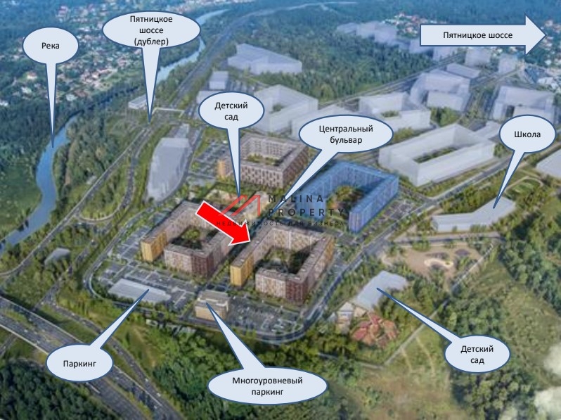 Продажа помещения с арендатором ПВЗ в ЖК "Пятницкие луга" 