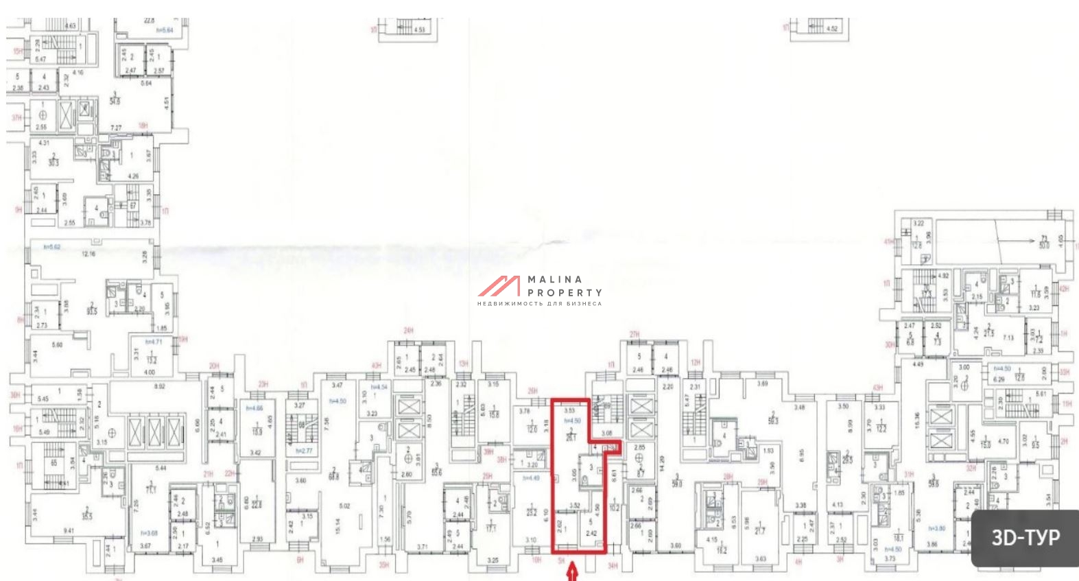 Аренда торгового помещения в новом доме в Перово