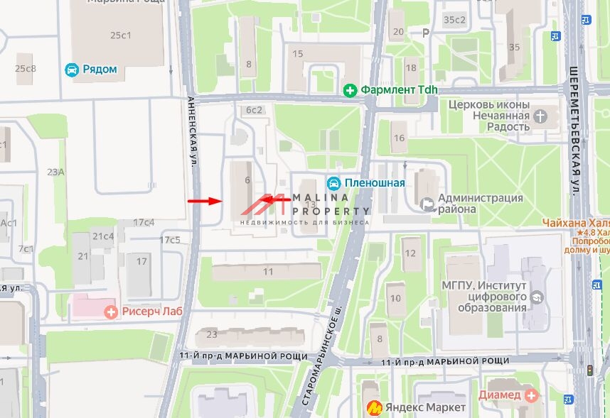 Продажа торгового помещения с сетевыми арендаторами