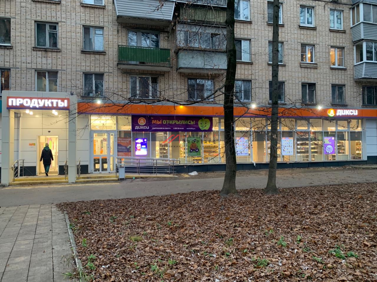 Продажа помещения с арендатором "Дикси" в Химках 