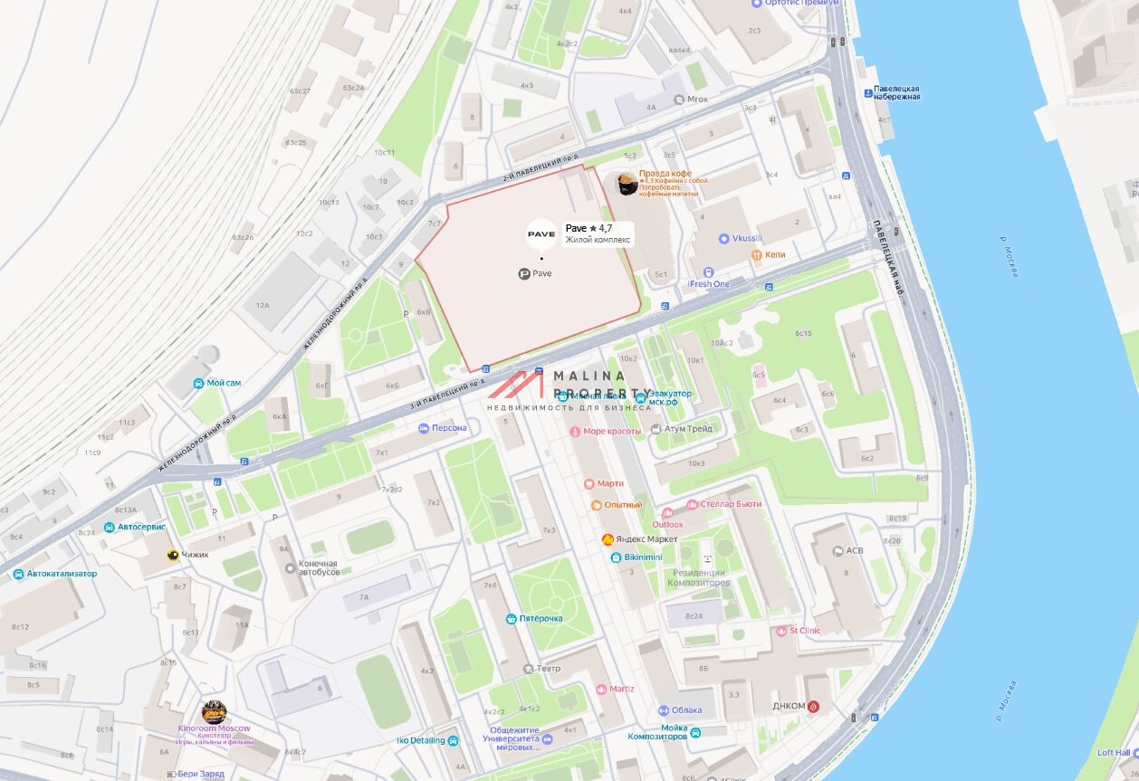 Продажа торгового помещения в ЖК "PAVE" 