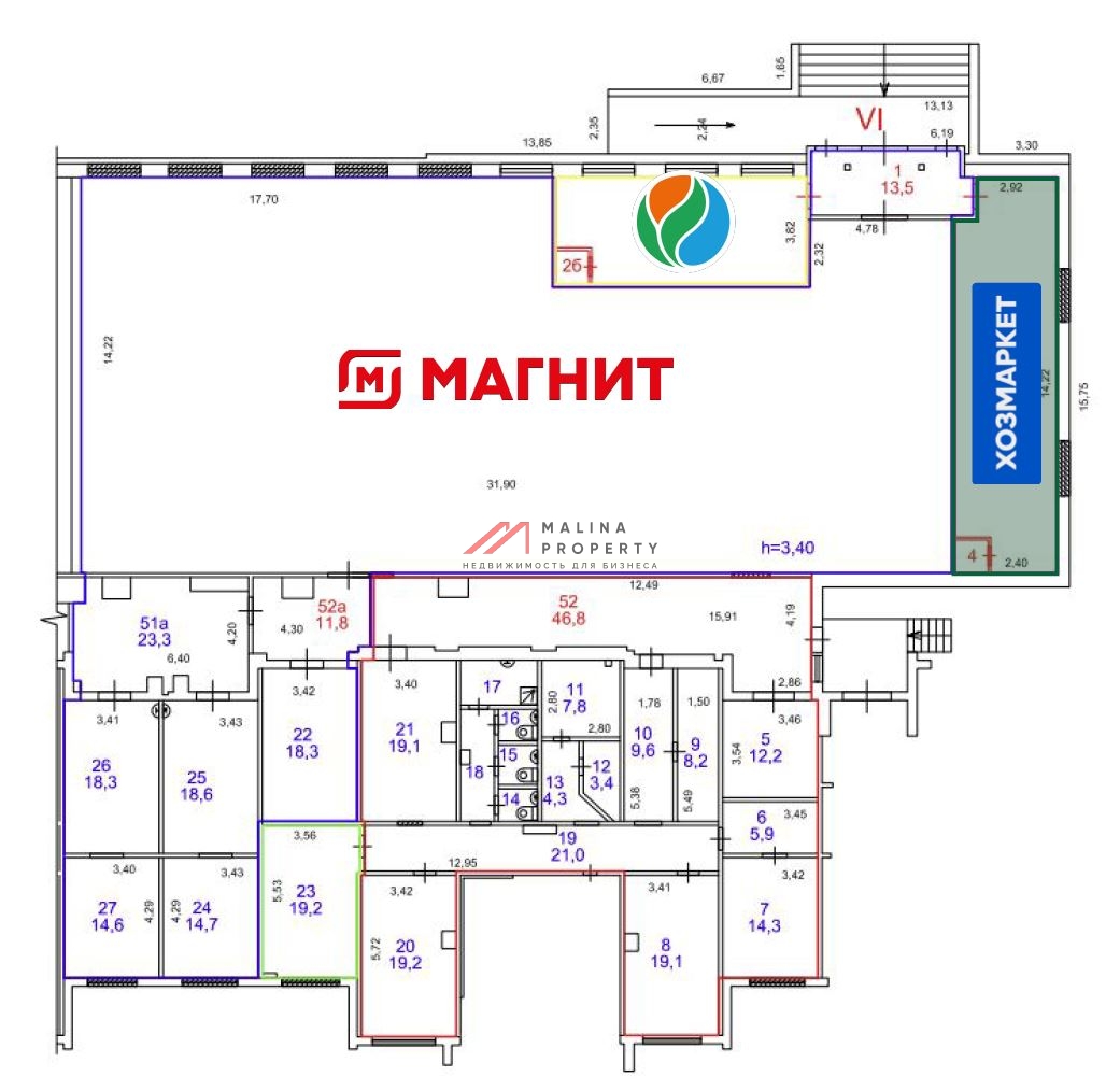 Продажа помещения с арендатором у метро Алма-Атинская