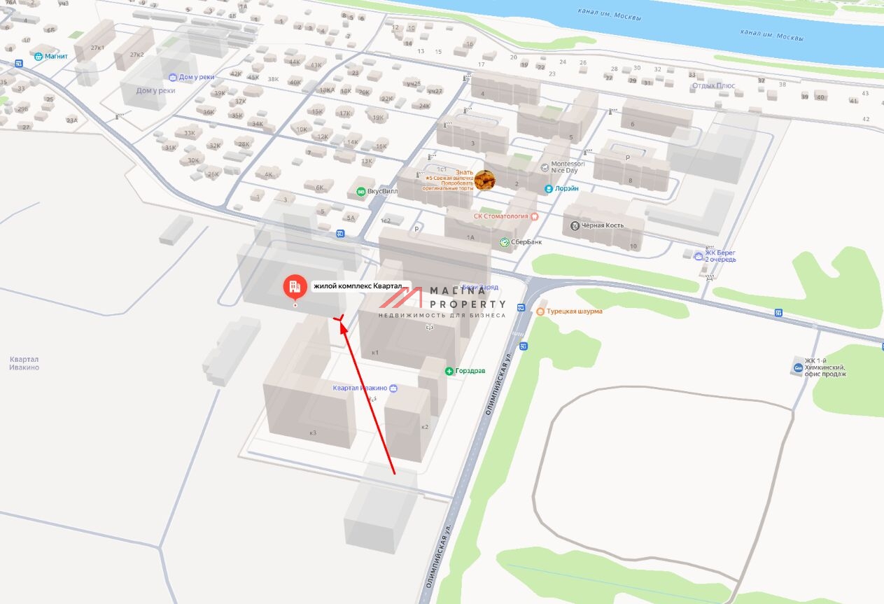 Продажа торгового помещения в ЖК "Квартал Ивакино" 