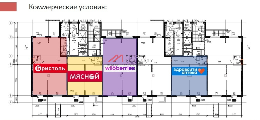 Продажа помещения с арендатором Бристоль 