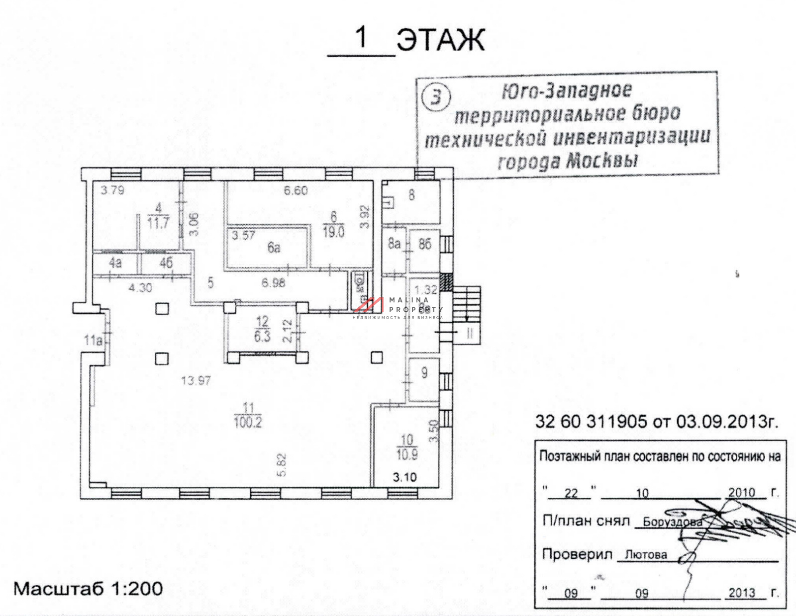 Продажа помещения с арендатором банк на Профсоюзной 