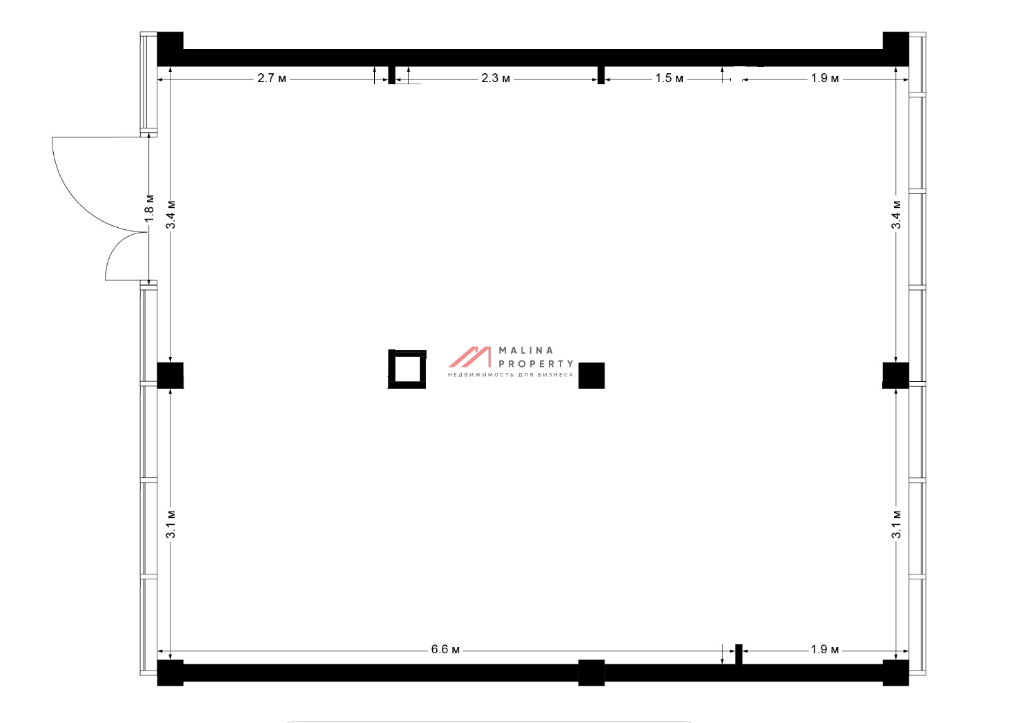 Продажа торгового помещения напротив поликлиники в ЖК Ильинские луга