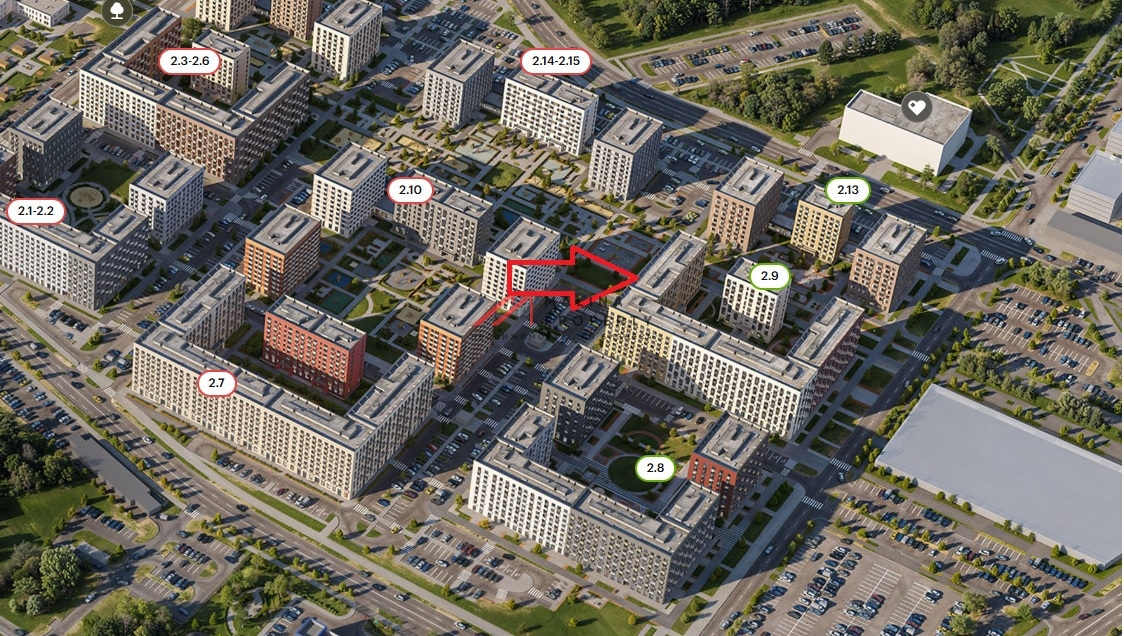 Продажа арендного бизнеса в ЖК "Ильинские луга"