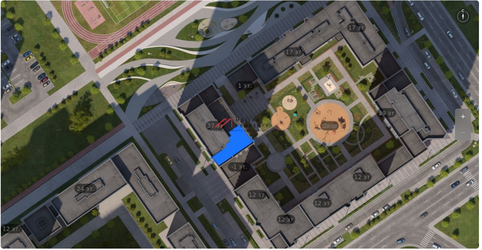 Аренда помещения под продуктовый магазин в ЖК "Москворечье"