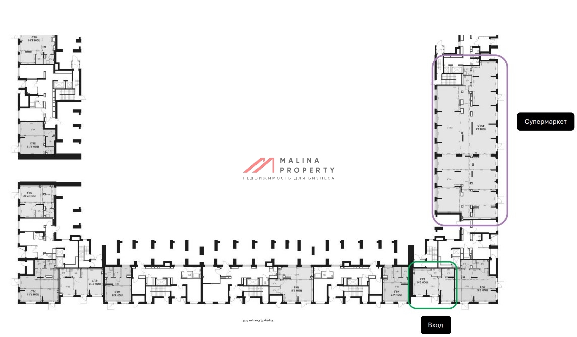 Продажа помещения с арендатором аптека в ЖК "1-й Ясеневский" 