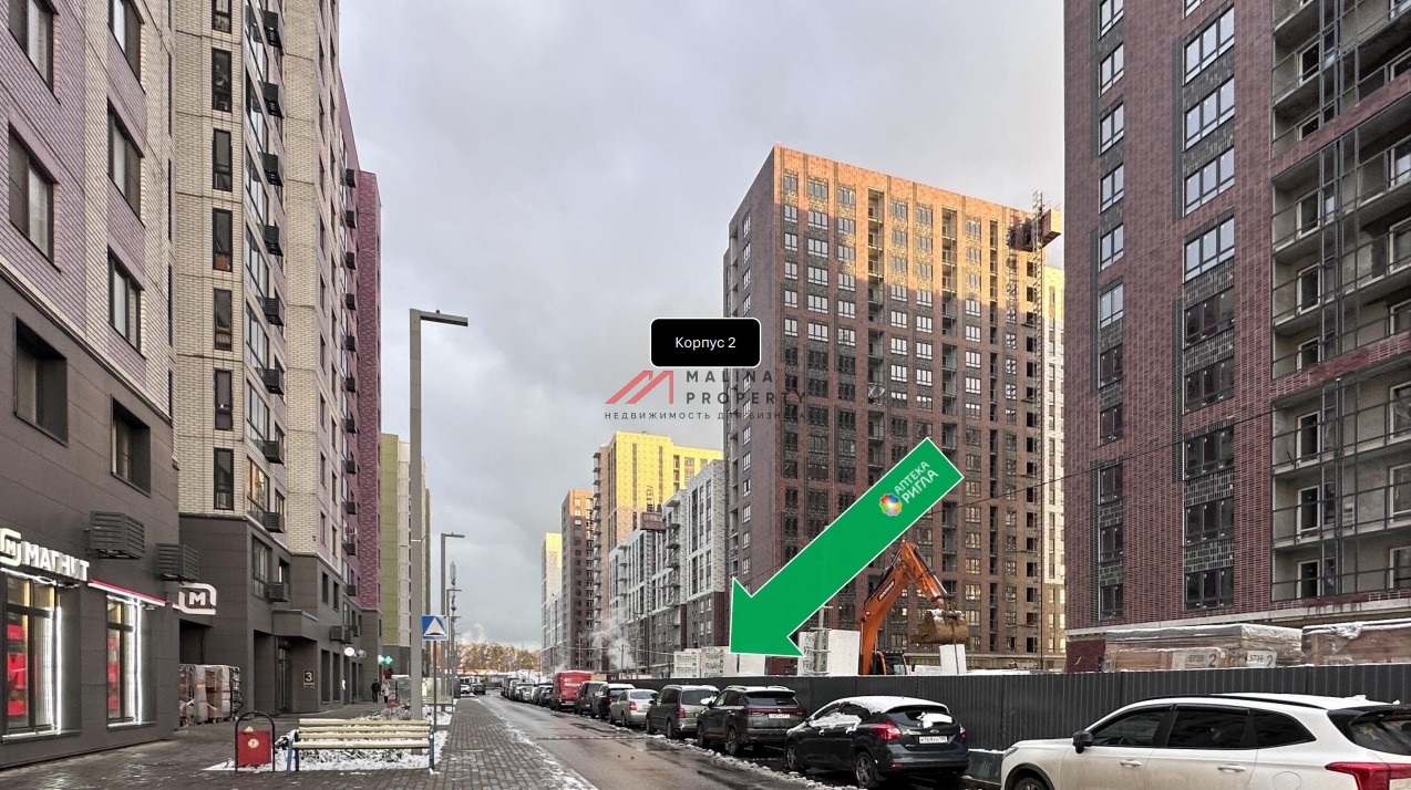 Продажа помещения с арендатором аптека в ЖК "1-й Ясеневский" 