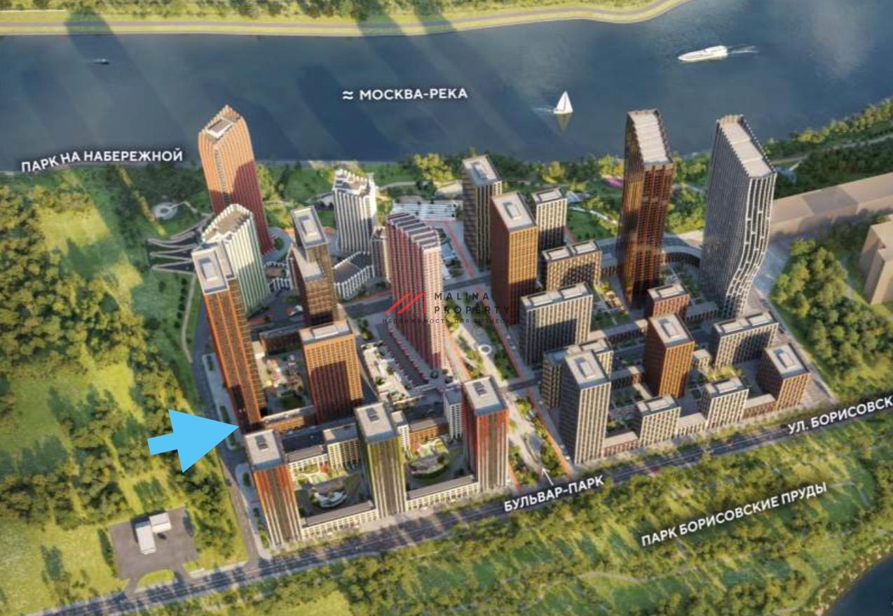 Аренда торгового помещения в ЖК "Wave" 