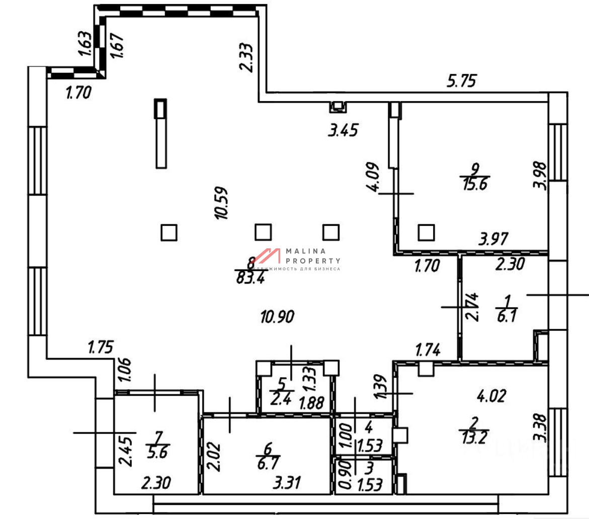Продажа торгового помещения в ЖК "Новые Ватутинки"