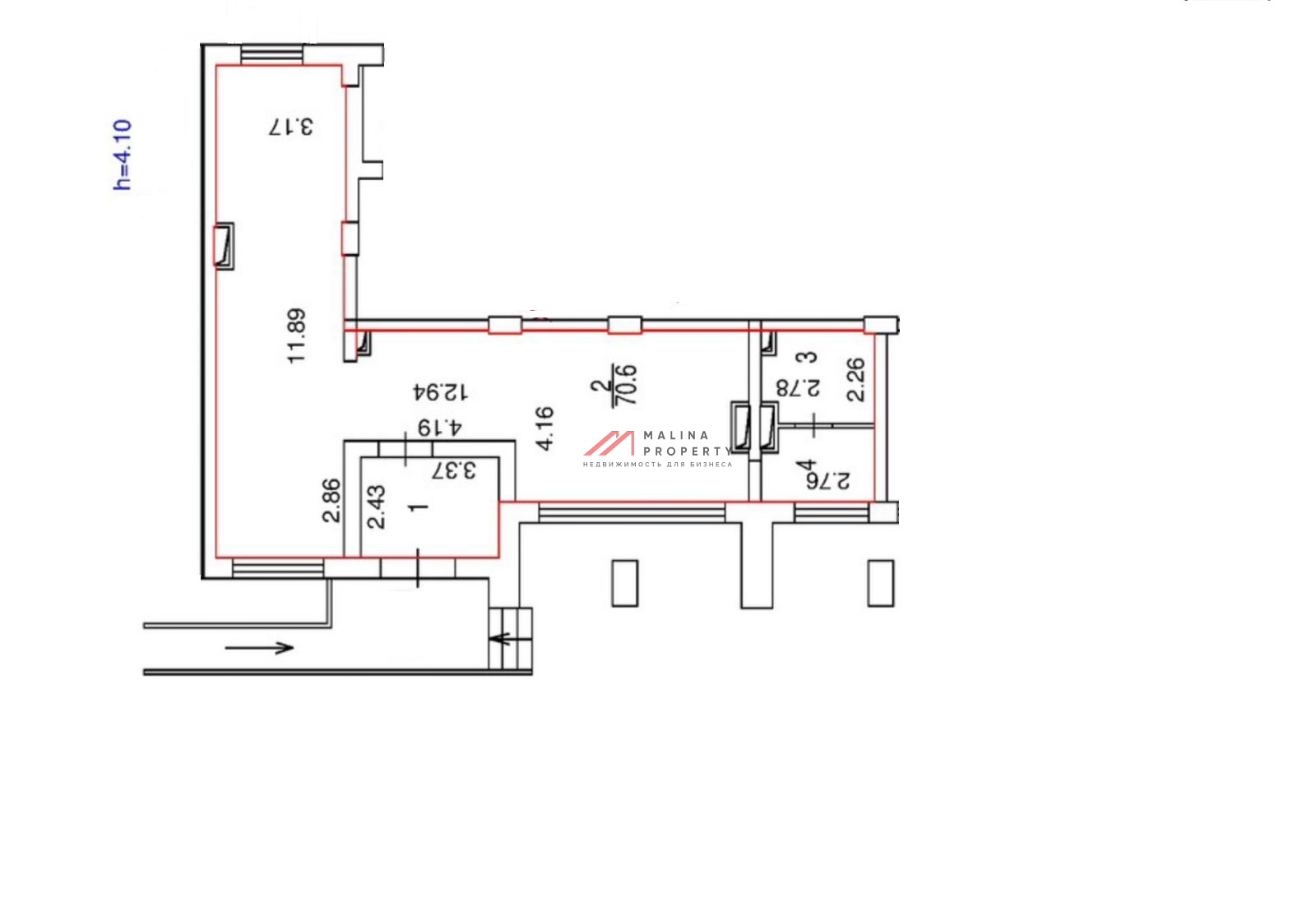 Аренда торгового помещения на Малой Филёвской