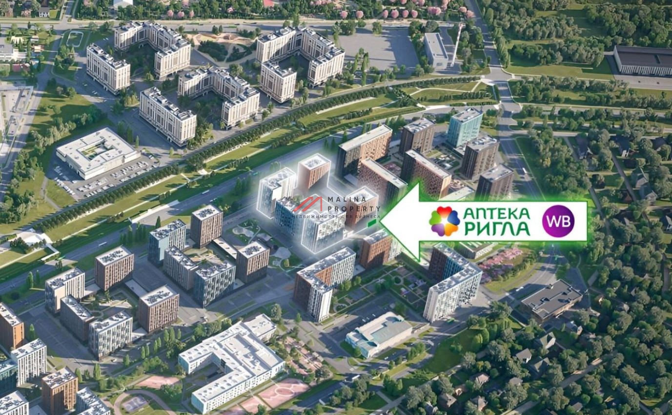 Продажа торгового помещения с арендаторами в ЖК "Остафьево"