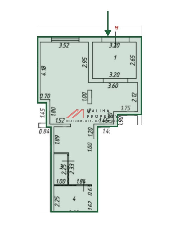 Продажа помещения в жилом комплексе Римский