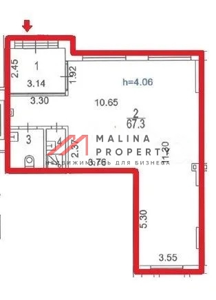 Продажа торгового помещения в новом доме 