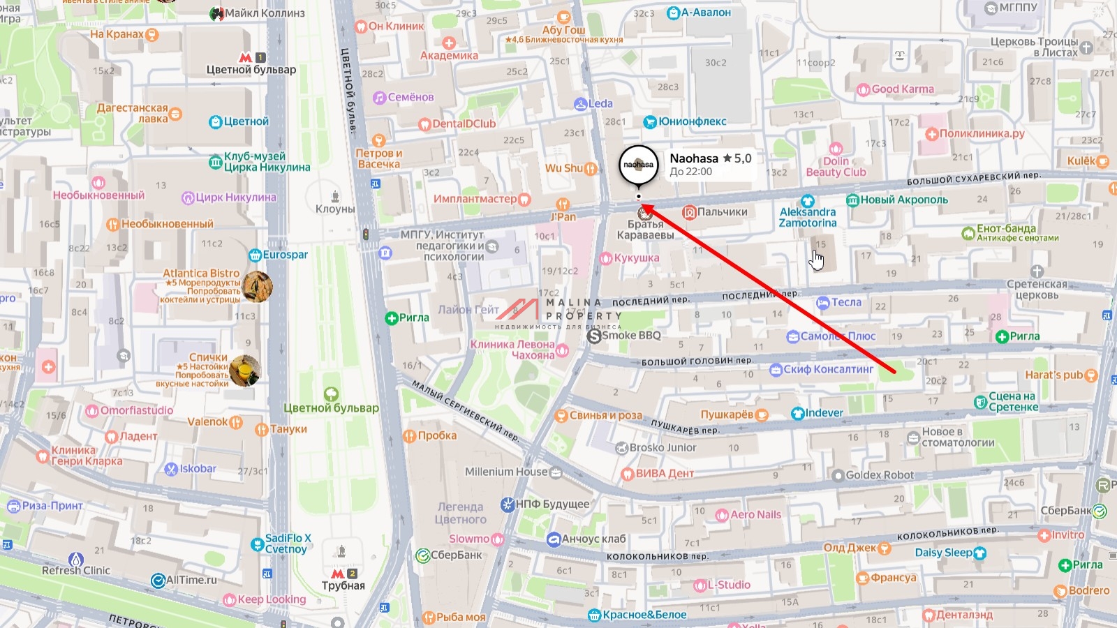 Продажа здания с арендным бизнесом на Цветном бульваре