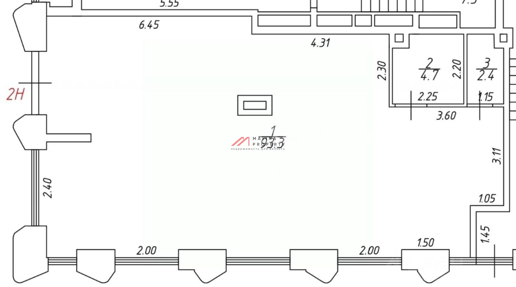 Продажа торгового помещения в ЖК «Квартал на набережной NOW»