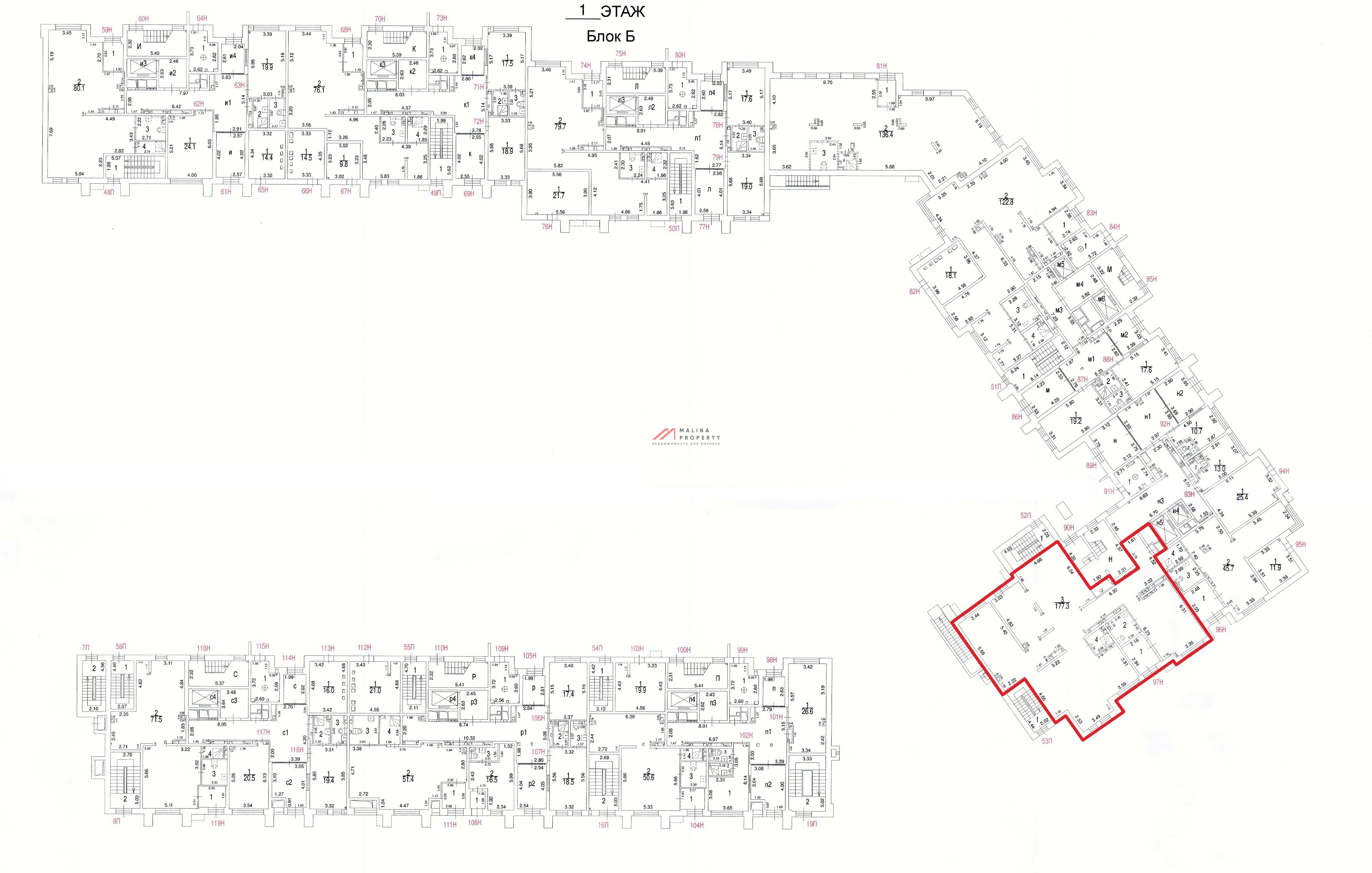Продажа помещения в новом жилом доме