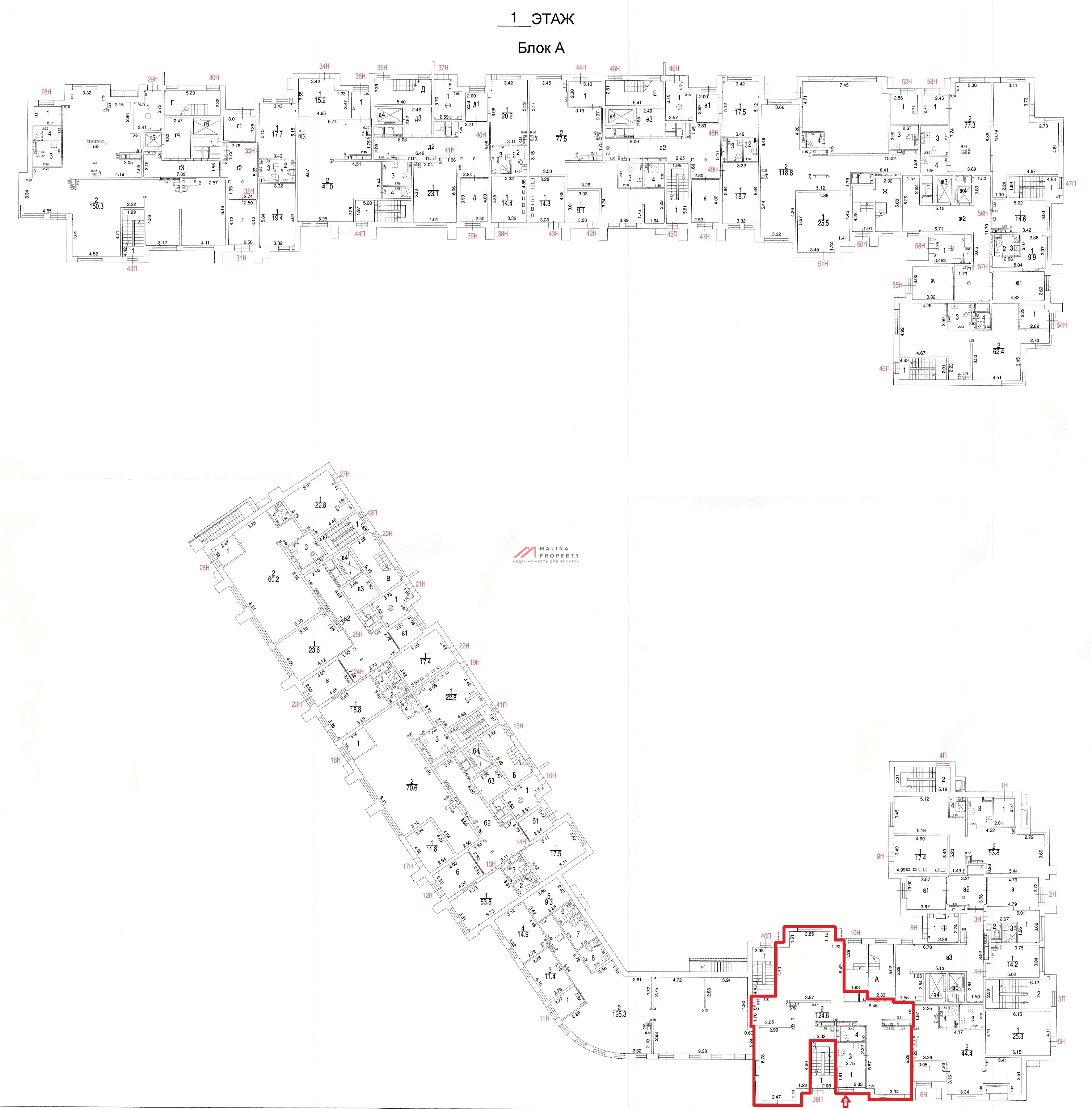 Продажа помещения в новом жилом доме