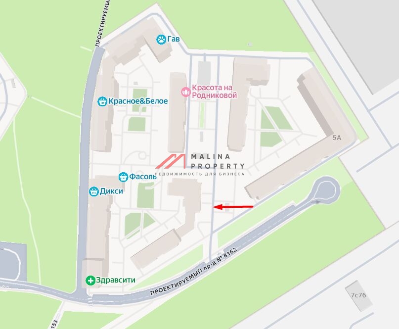 Продажа помещения в новом жилом доме