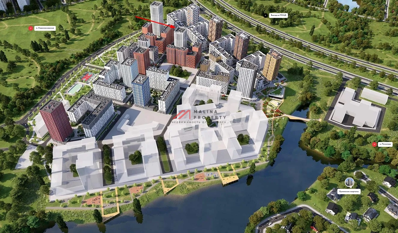 Продажа торгового помещения в ЖК "Дзен кварталы"