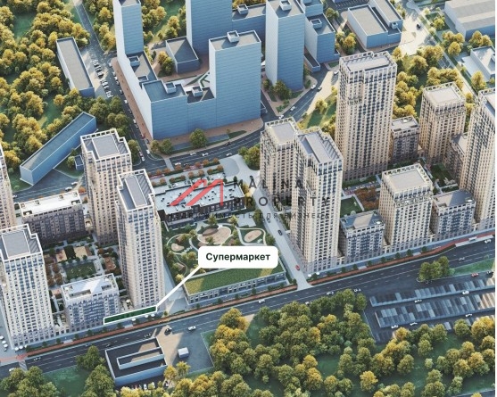 Продажа помещения под супермаркет в ЖК "Квартал Метроном"