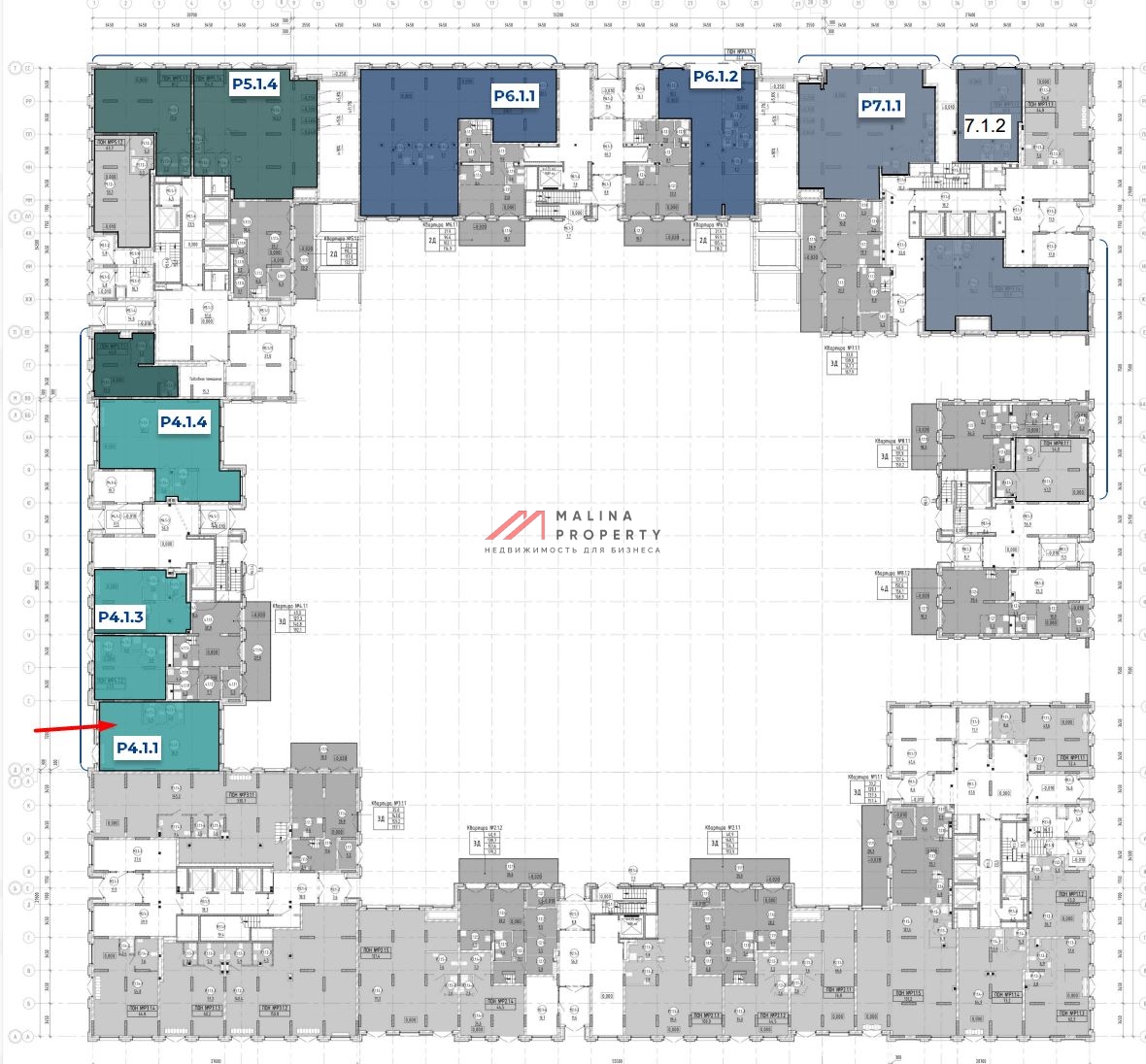 Продажа торгового помещения в ЖК «Квартал Метроном»