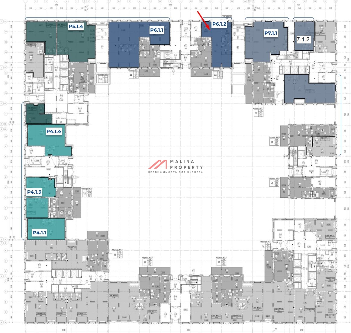 Продажа торгового помещения в ЖК «Квартал Метроном»