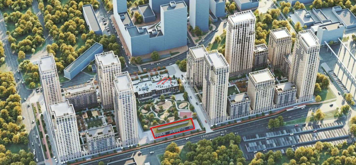 Продажа торгового помещения в ЖК «Квартал Метроном»