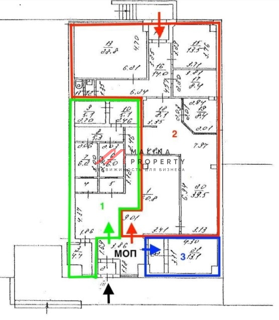 Продажа помещения с сетевыми арендаторами в Москве
