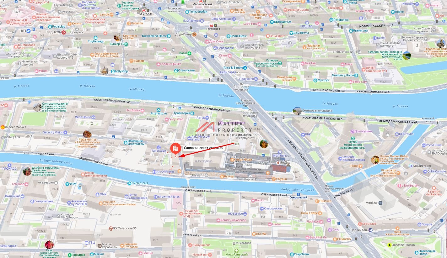 Аренда торгового помещения в центре Москвы