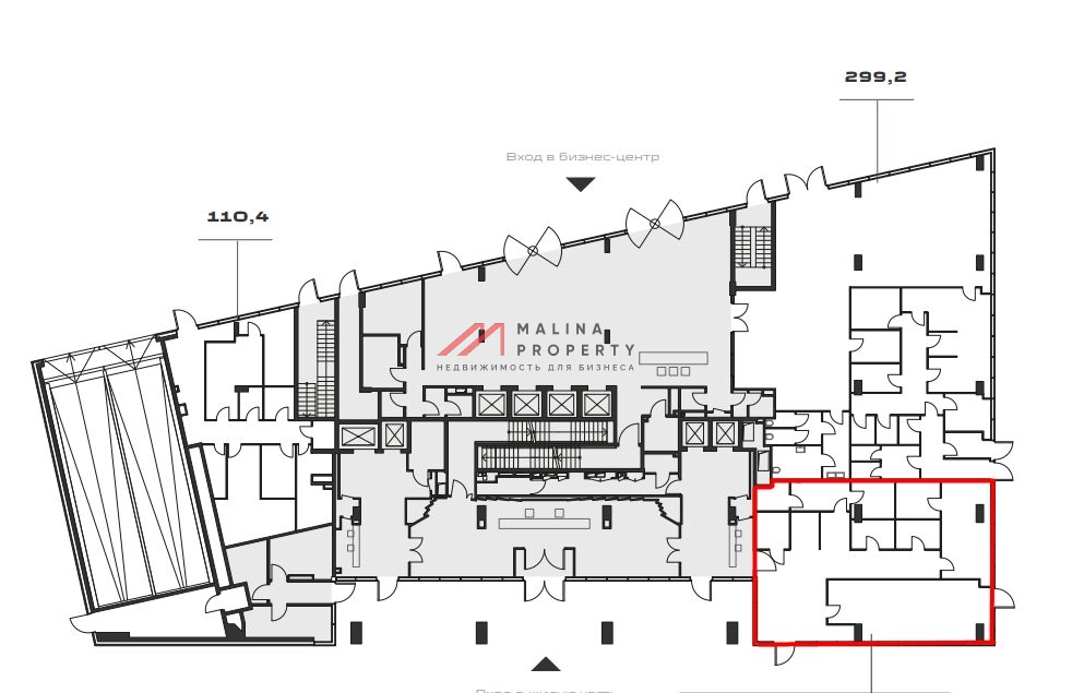 Продажа помещения в многофункциональном центре AHEAD